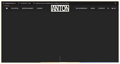 Desktop Screenshot of hotelanton.at